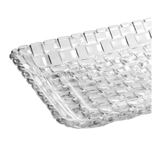 Travessa 25cm Por 13cm Tress Cristal Ecológico Lyor